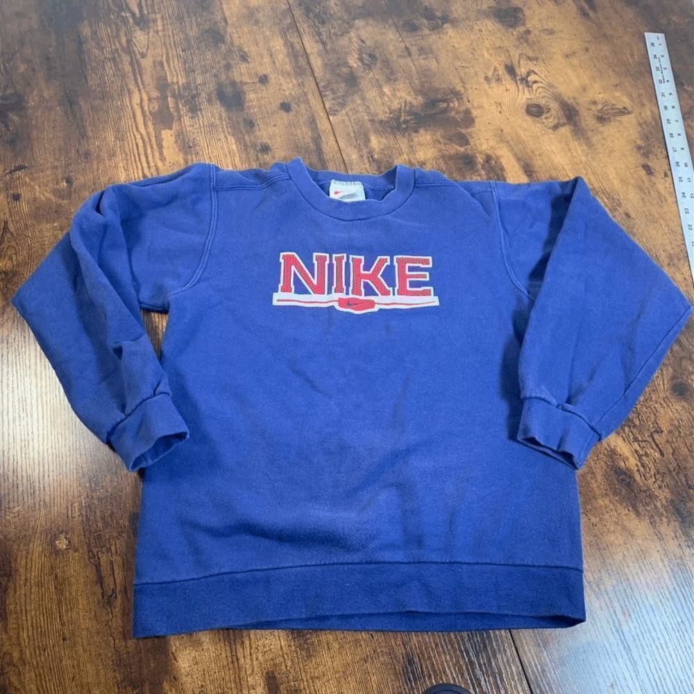 VINTAGE NIKE SWEATSHIRT MADE IN‎ USA YOUTH Medium KIDS